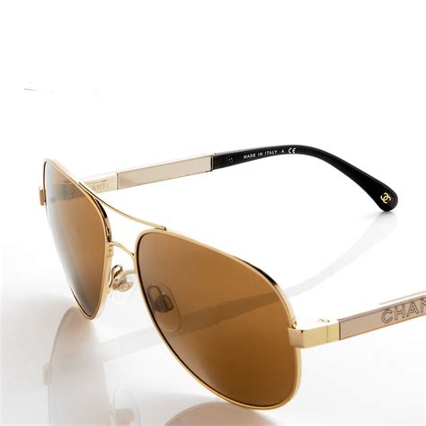 chanel women's aviator sunglasses|chanel sunglasses aviator style.